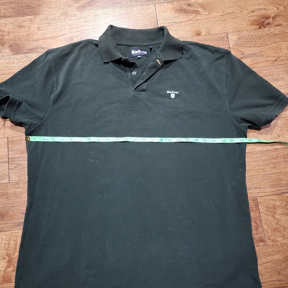 Barbour Classic Fit 100% Cotton Dark Green Short Sleeve Polo Shirt. XXXL - Picture 6 of 8